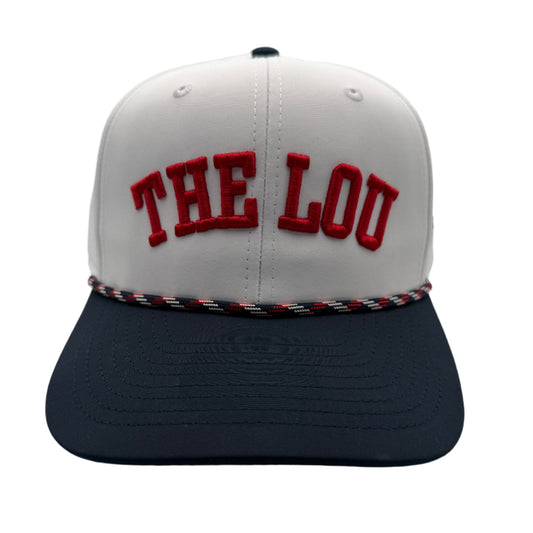 The Lou Rope: Navy and White